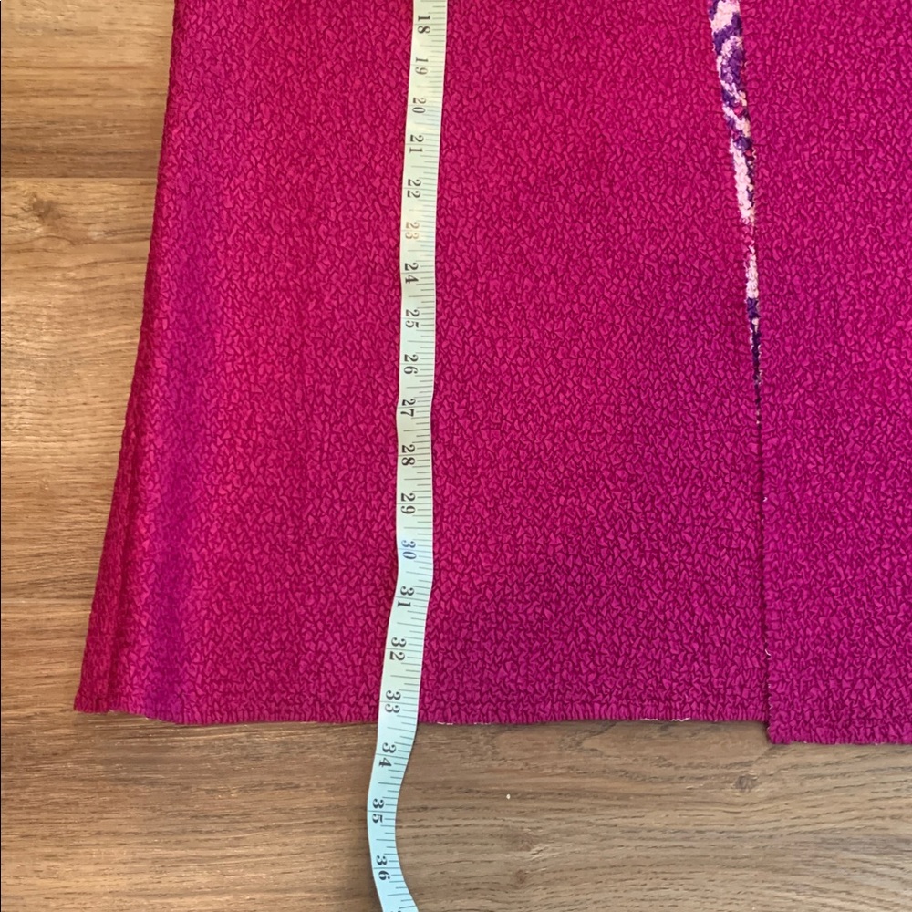 Chico’s/Travelers Jacket Reversible crushed ikat Fuchsia/ purple size 
2-XL - Picture 9 of 9